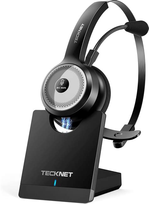 Amazon.com: TECKNET Bluetooth 5.0 Headset with .